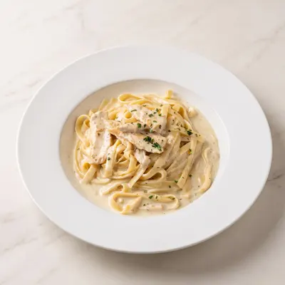 Fettuccine Alfredo with Chicken