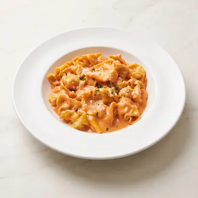 Special Fiocchi Di Pere In Pink Sauce