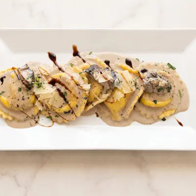 Ravioli di Portobello